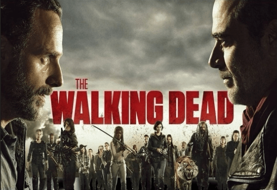 "Find a zombie theme TV series this evening"